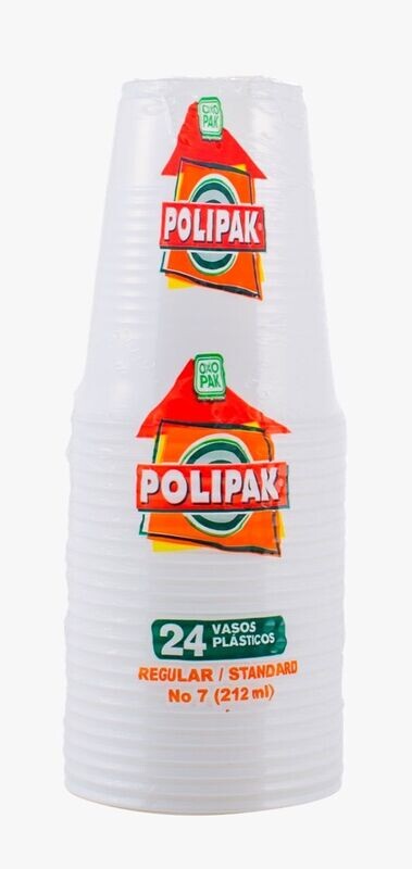 VASO POLIPAK OXO #7 24UNDS