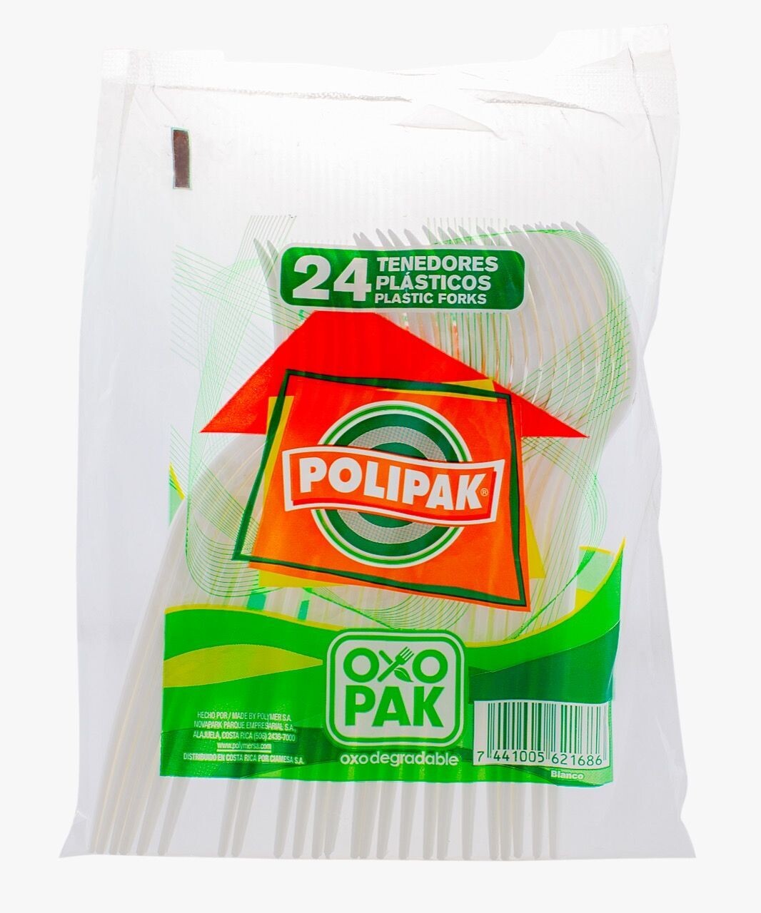 TENEDOR POLIPAK OXO BCO 24UNDS