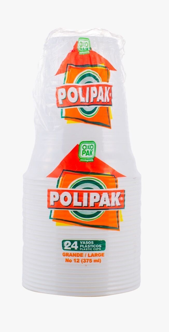 VASO POLIPAK OXO #12 24UNDS