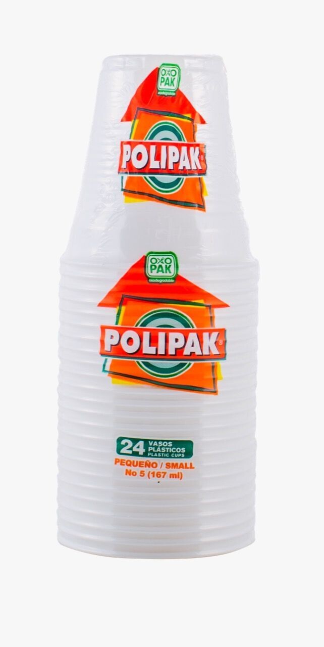 VASO POLIPAK OXO #5 24UNDS