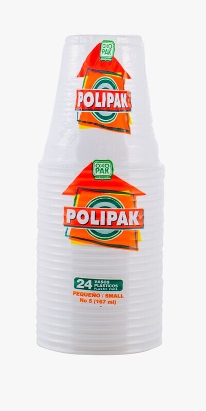 VASO POLIPAK OXO #5 24UNDS