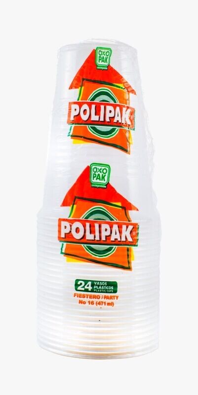 VASO POLIPAK OXO #16 24UNDS