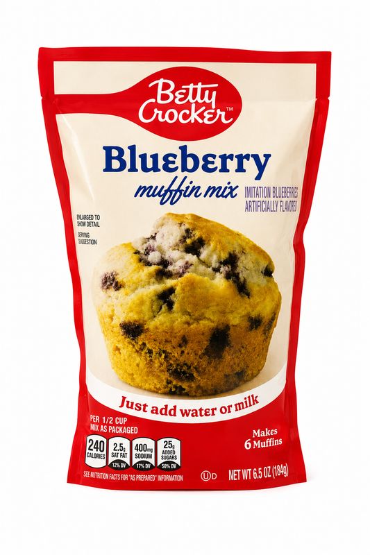 BETTY CROCKER MUFFIN MIX BLUEBERRY 6.75 OZ