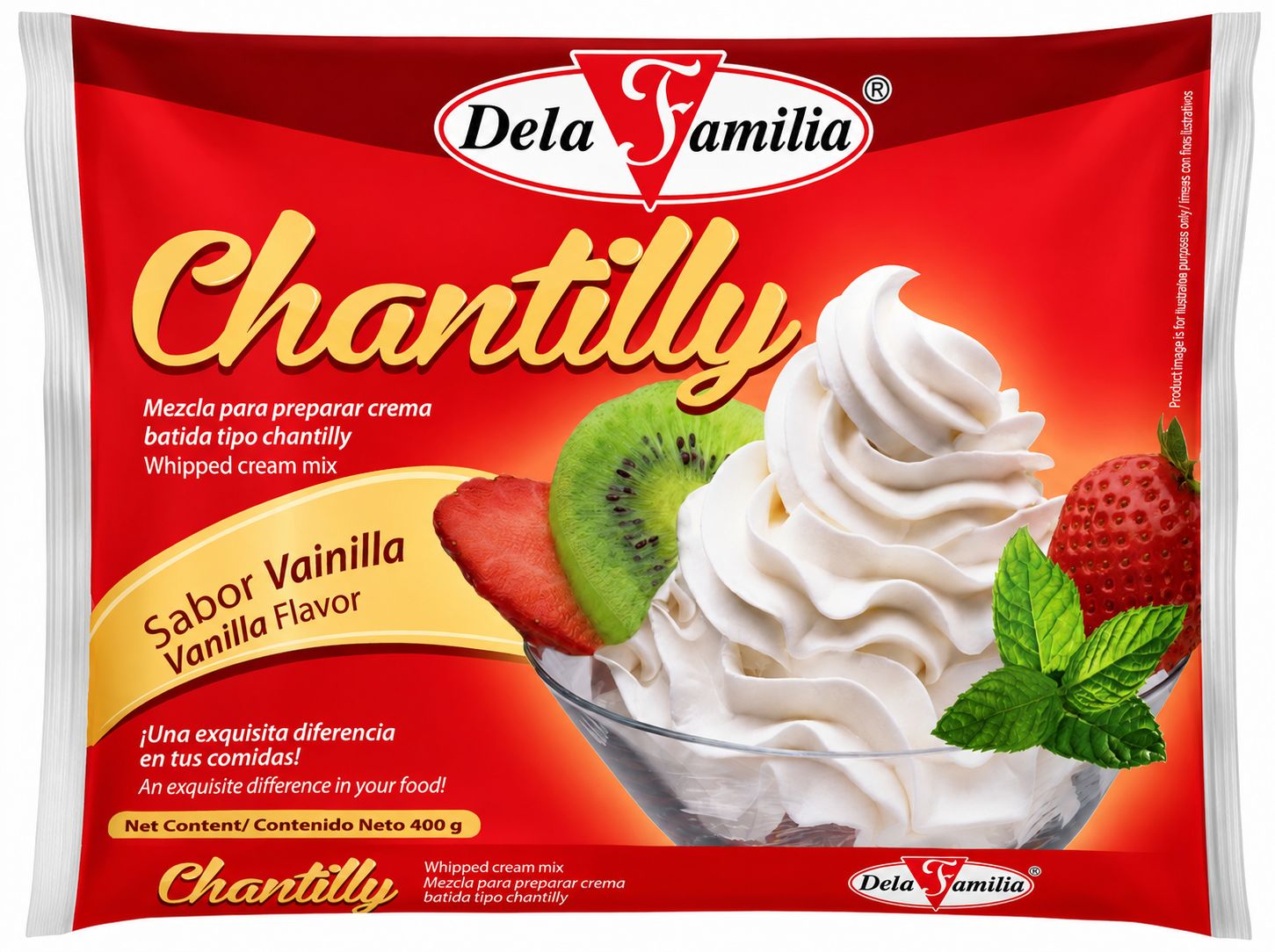 DE LA FAMILIA CREMA CHANTILLY 400 GRS