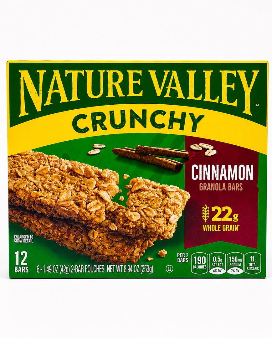 NATURE VALLEY GRANOLA BARS CINNAMON 8.9 OZ