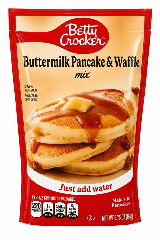 BETTY CROCKER HARINA P/PANCAKE BUTTERMILK 6.75 oz