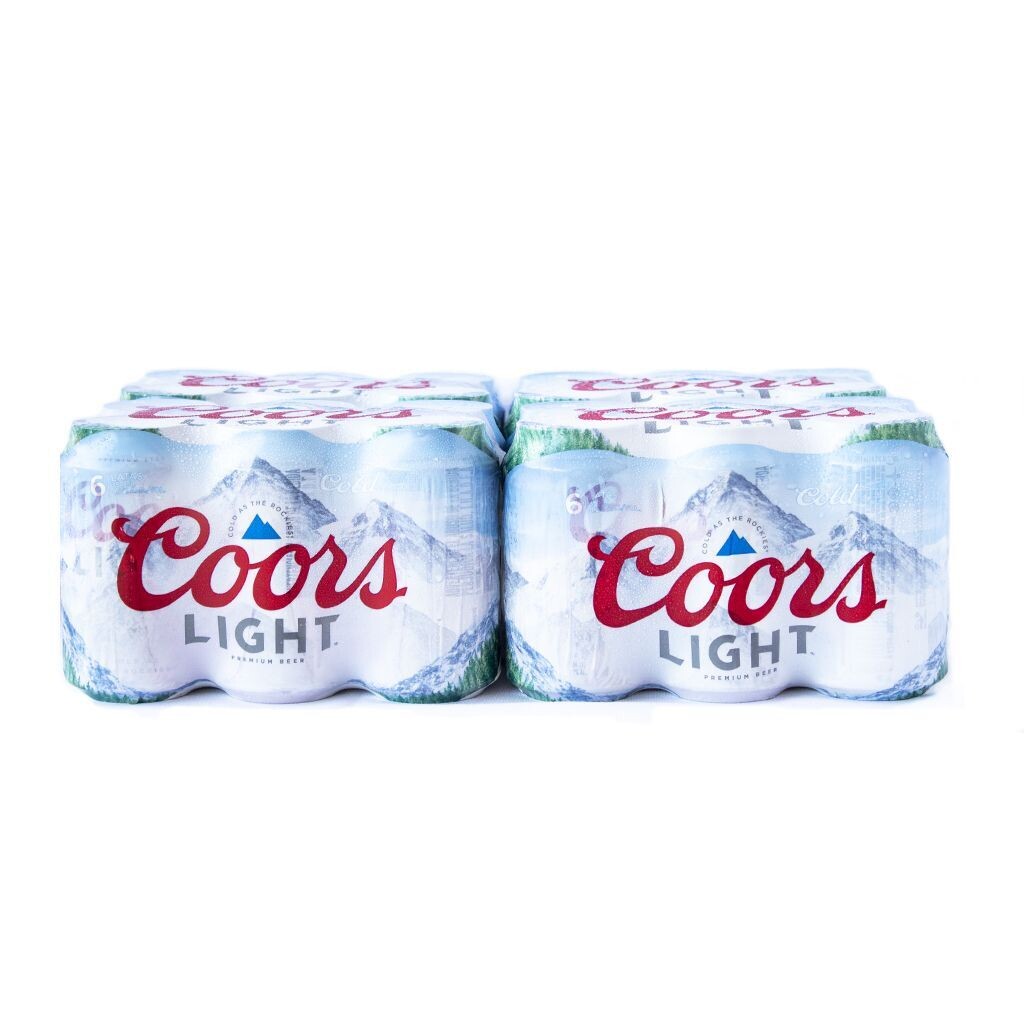 COORS LIGHT LATA 12 OZ CAJA (24 UNIDADES)