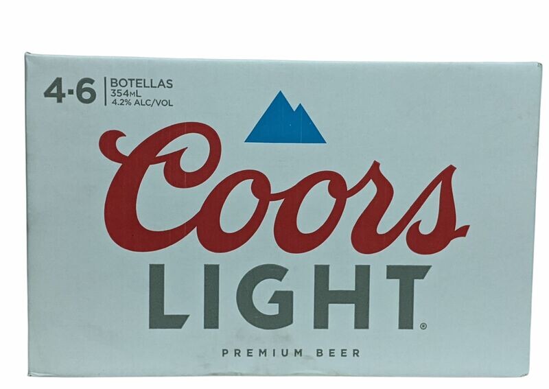 COORS LIGHT BOTELLA 12 oz  CAJA - 24 UNDS