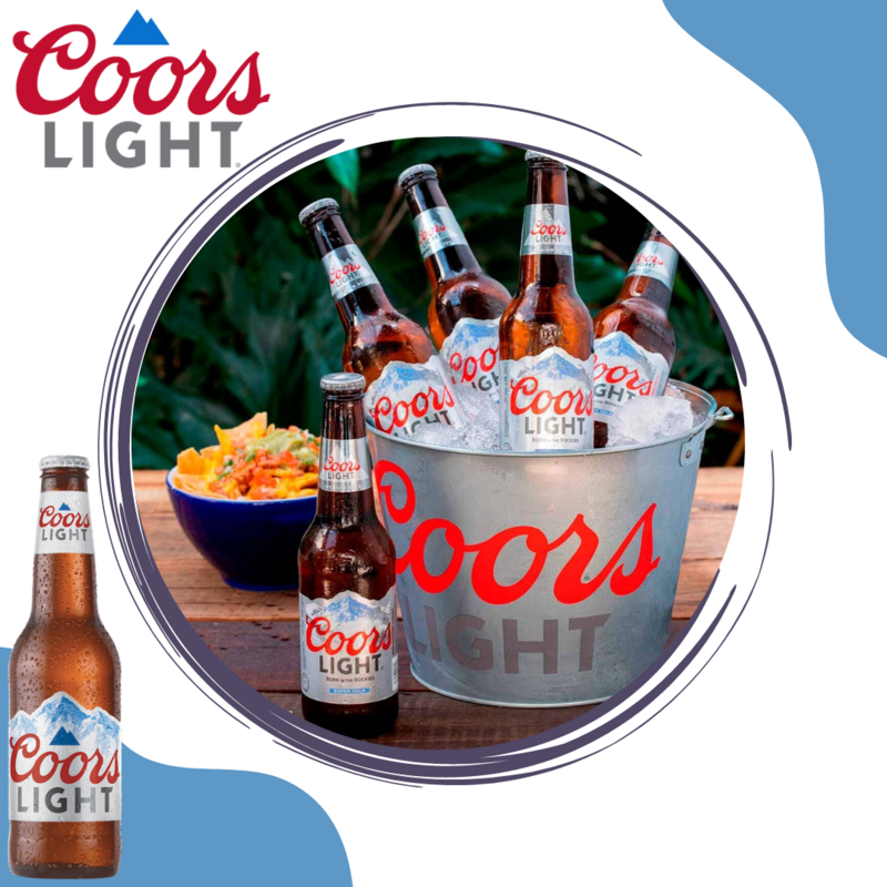 COORS LIGHT BOTELLA 12 oz  CAJA - 24 UNDS