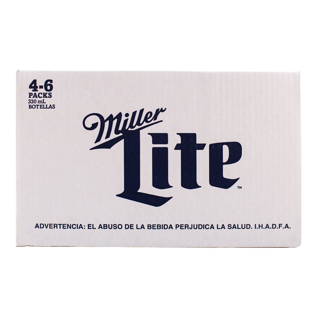 MILLER LITE  BOTELLA  CAJA - 24 UNDS