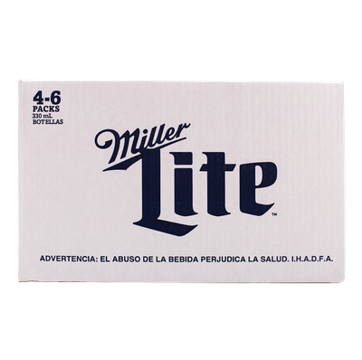 MILLER LITE  BOTELLA  CAJA - 24 UNDS