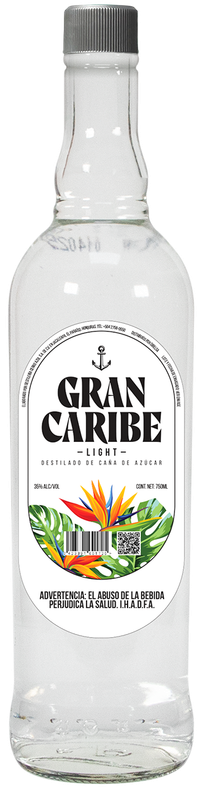 GRAN CARIBE LIGHT 35 º 750 ML