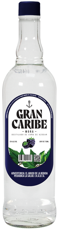 GRAN CARIBE MORA 25º 750 ML
