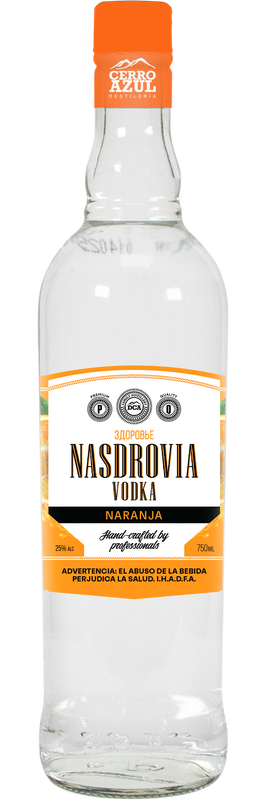 VODKA NASDROVIA NARANJA 25º 750 ML