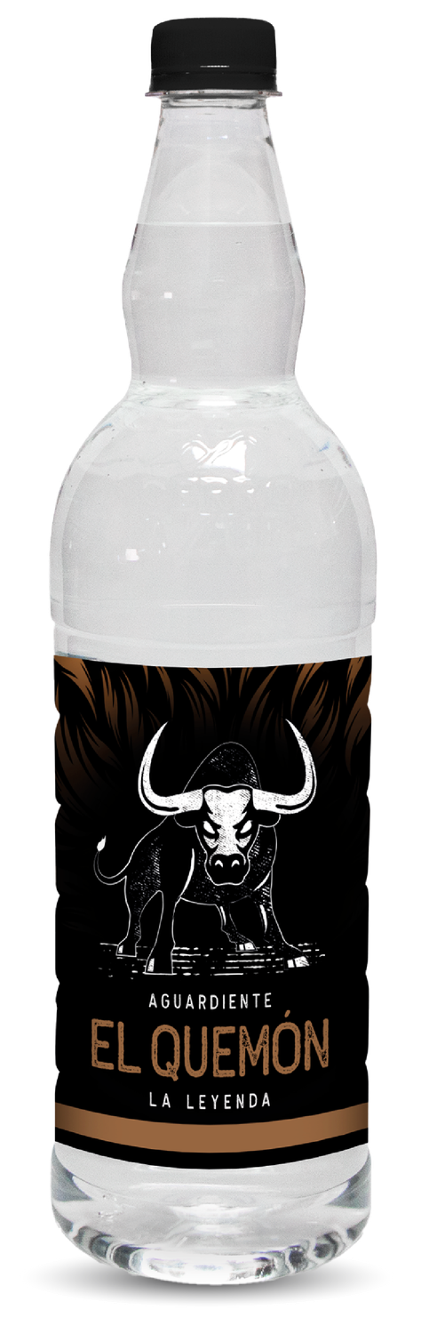 EL QUEMON AGUARDIENTE  30 º 12/1000 ML