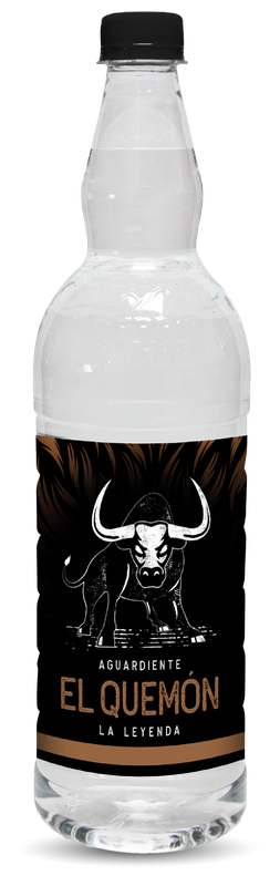 EL QUEMON AGUARDIENTE  30 º 12/1000 ML