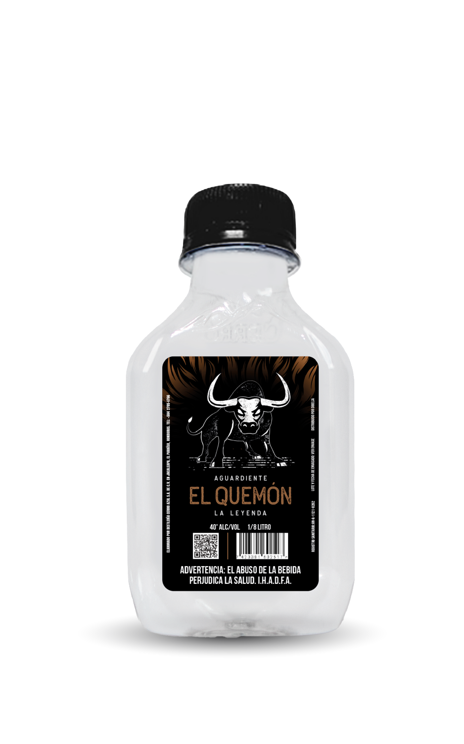 EL QUEMON AGUARDIENTE 30 º 96/125 ML