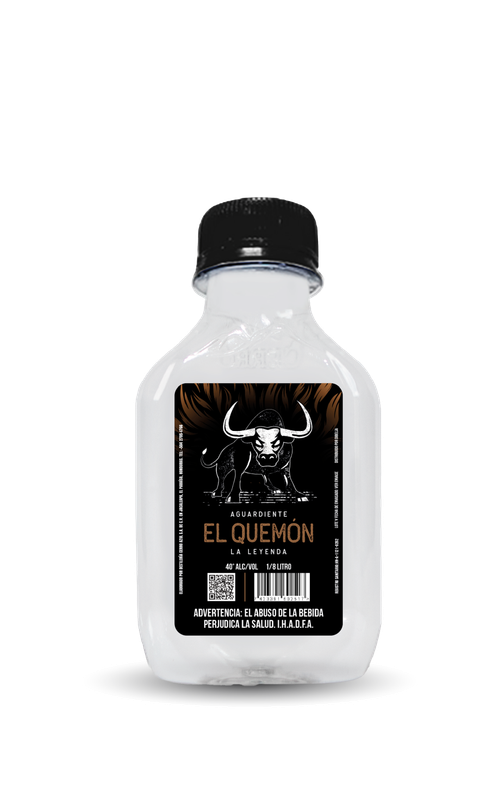 EL QUEMON AGUARDIENTE 30 º 96/125 ML