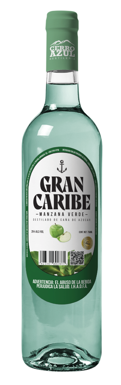GRAN CARIBE MANZANA 25 º 12/750 ML