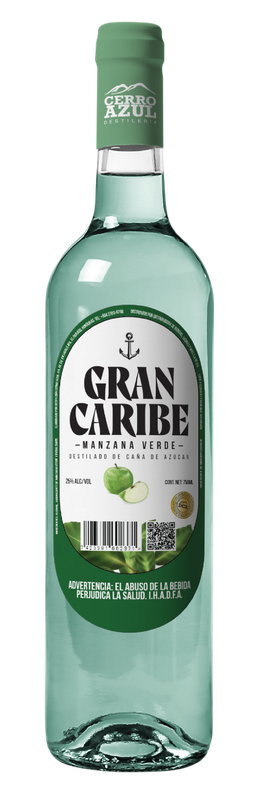 GRAN CARIBE MANZANA 25 º 12/750 ML