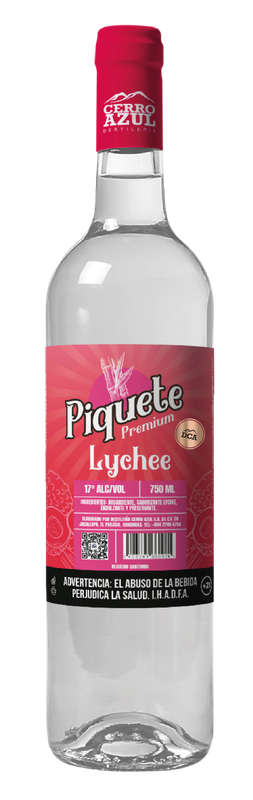 PIQUETE AGUARDIENTE LYCHEE 17° 12/750 ML