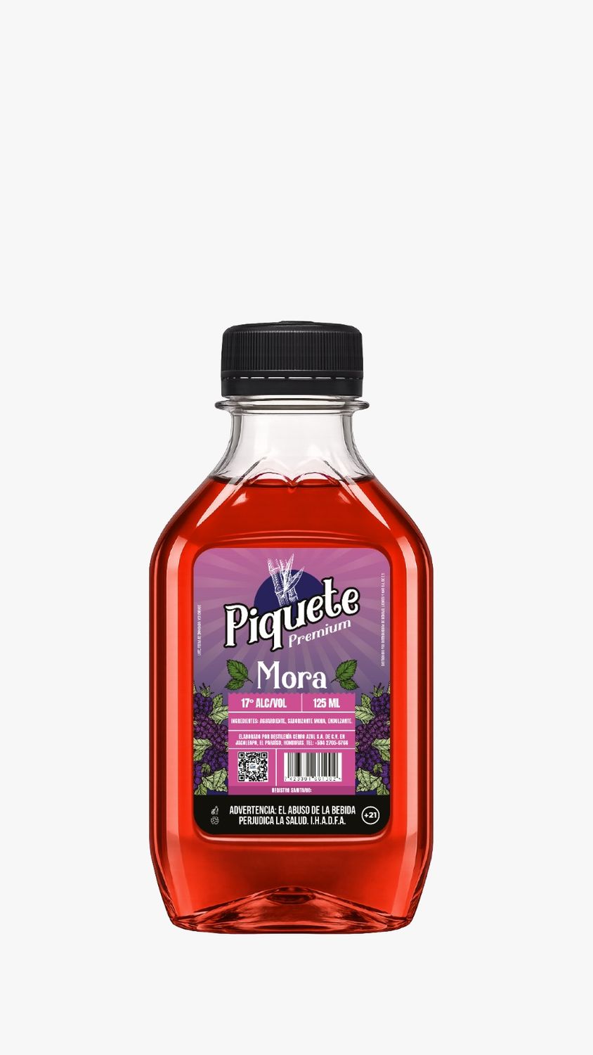 PIQUETE PREMIUM MORA 17° 24/125 ML