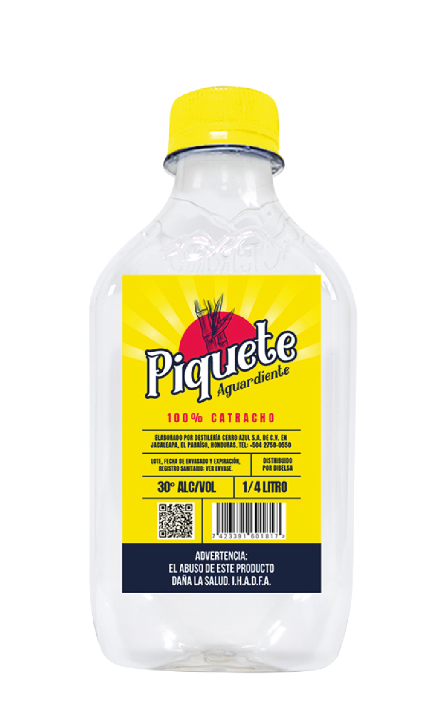 PIQUETE AGUARDIENTE 30° 48/250 ML