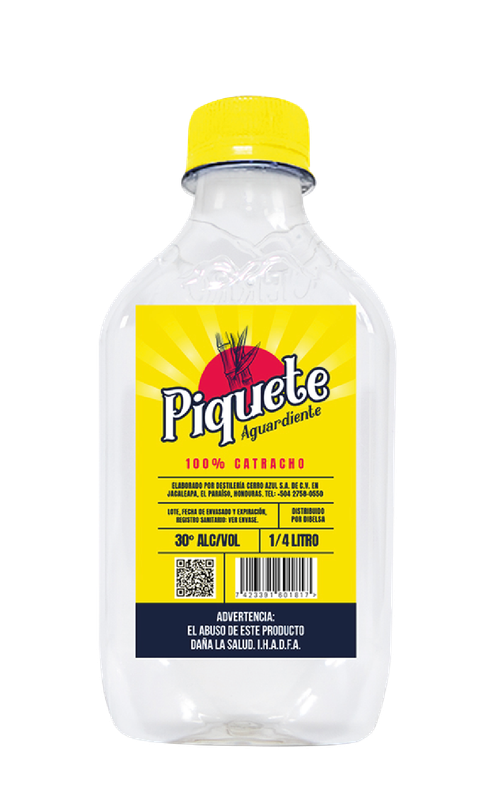 PIQUETE AGUARDIENTE 30° 48/250 ML