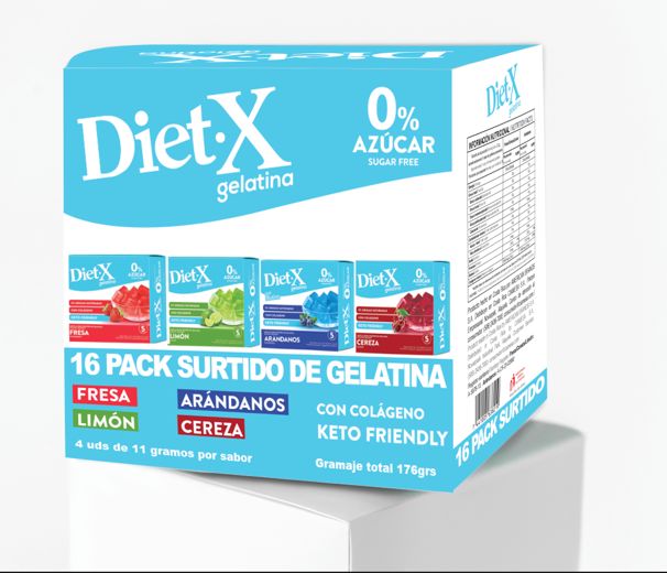DIET- X GELATINAS 16 PK 1/1 CT