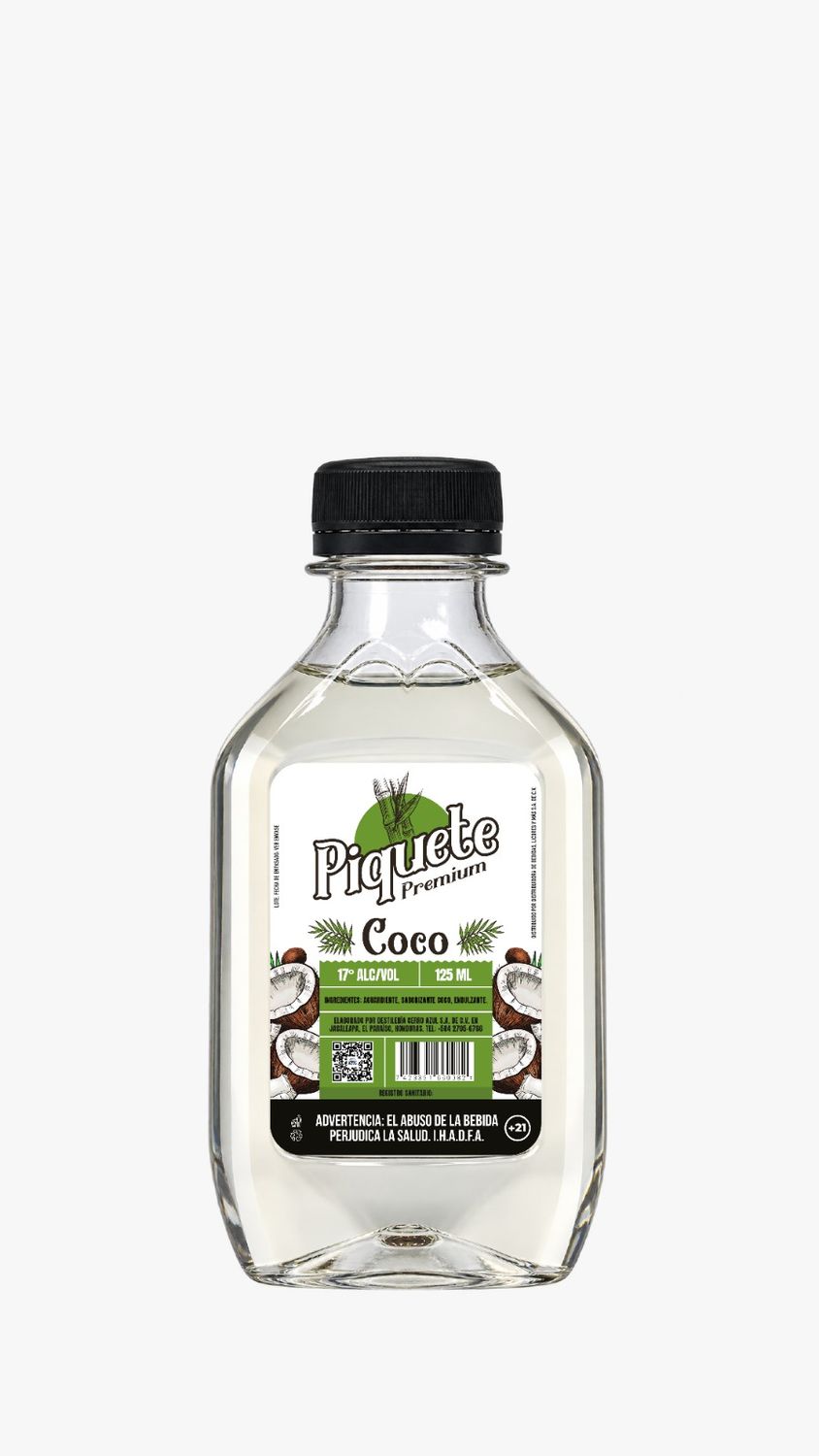 PIQUETE PREMIUM COCO 17° 24/125 ML