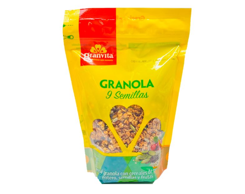 GRANVITA GRANOLA CON 9 SEMILLAS 12/350G