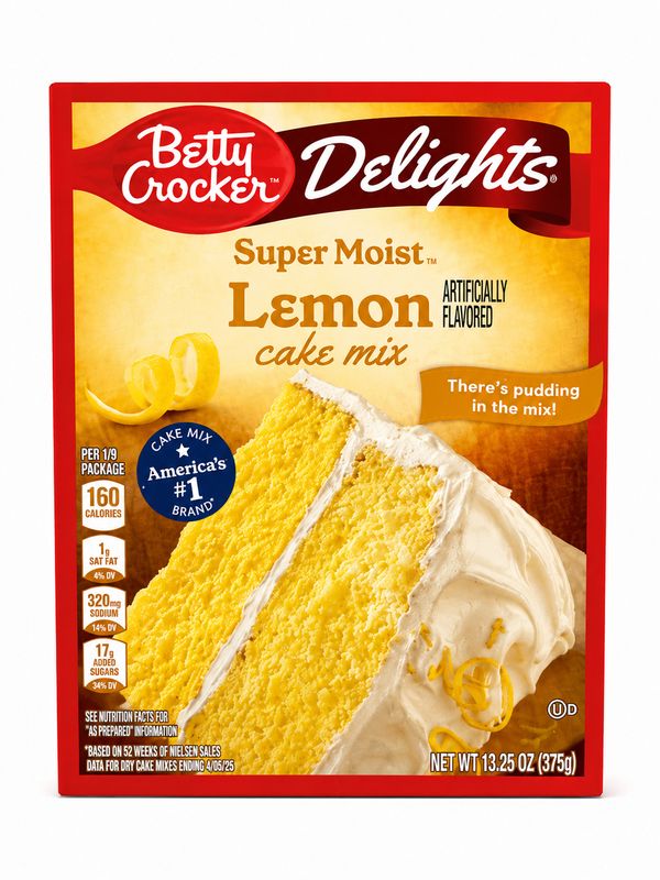 BETTY CROCKER HARINA P/PASTEL LIMON 12/375G