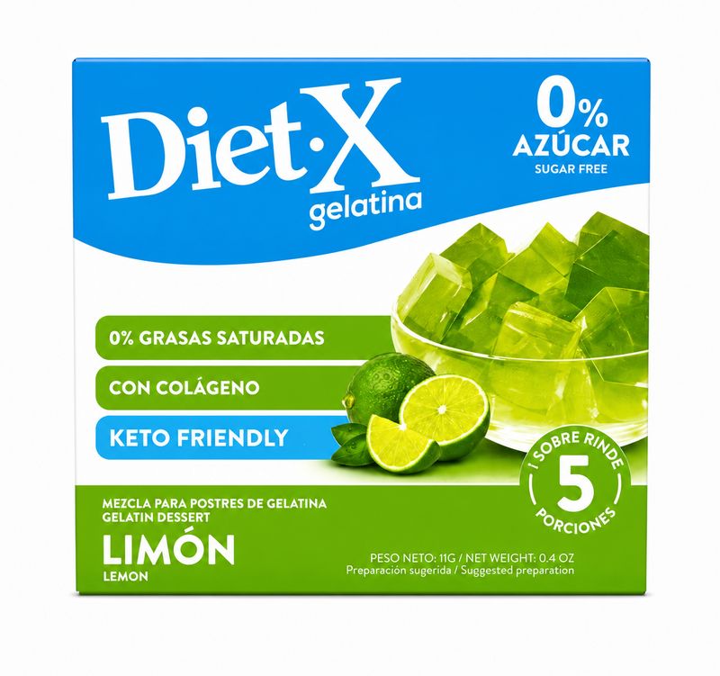 DIET-X GELATINA DE LIMON 48/11 GRS