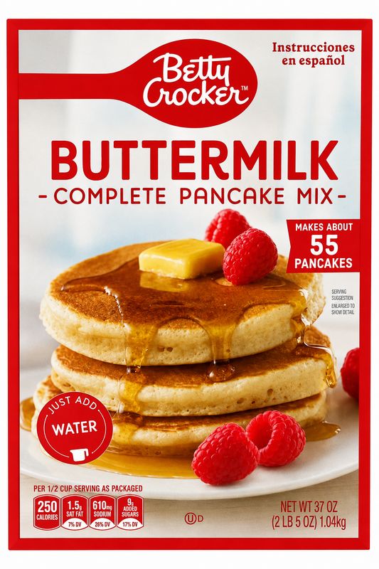 BETTY CROCKER HARINA PANCAKE MIX BUTTERMILK 15/37OZ