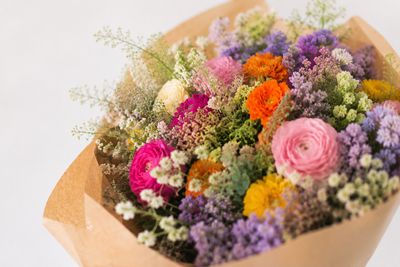 Bouquet du fleuriste coloré
