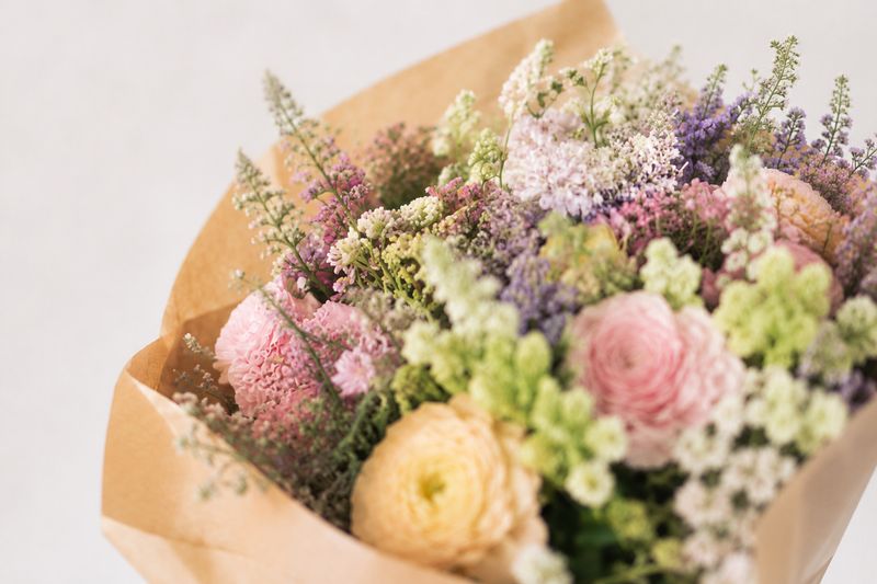 Bouquet du fleuriste pastel