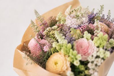 Bouquet du fleuriste pastel