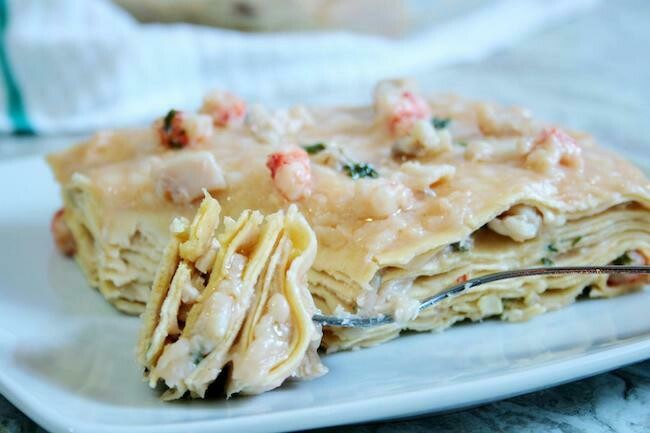 Lasagne Frutti di Mare T/A 400g c. Lasagne Frutti di Mare T/A 400g c.