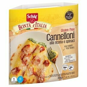 Cannelloni Gluten Free Ricotta and Spinach Veg 300g Cannelloni Gluten Free Ricotta and Spinach Veg 300g
