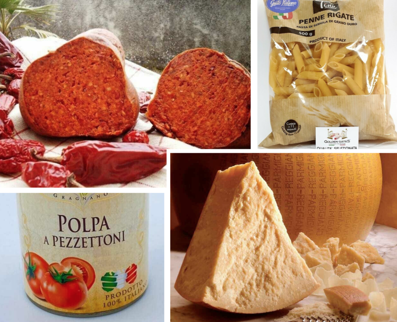 Nduja all'Arrabbiata Dinner Set for 4