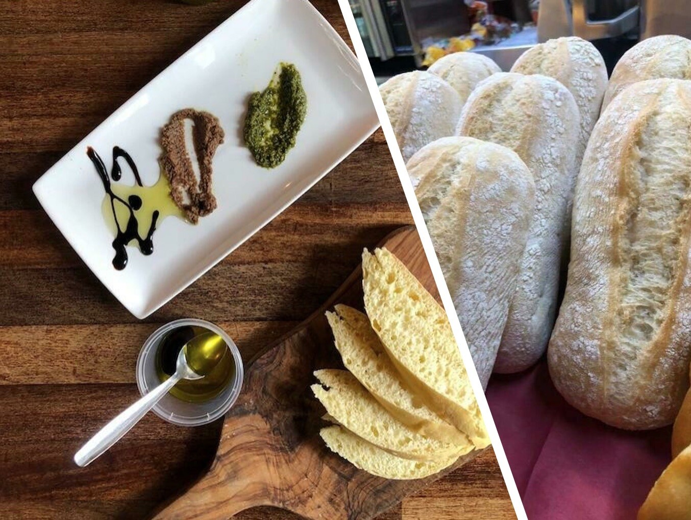 Trio of Antipasti Dips + Bread for 2 Trio of Antipasti Dips + Bread for 2