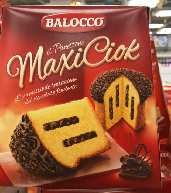 Chocolate Panettone Maxiciok 800g