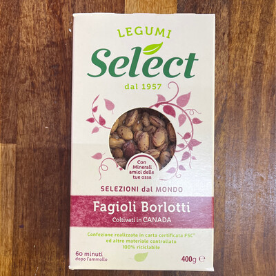 Organic Borlotti Beans 400 gr