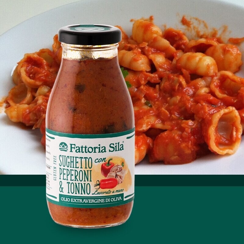 Ready Tomato Sauce with peppers and tuna 250g