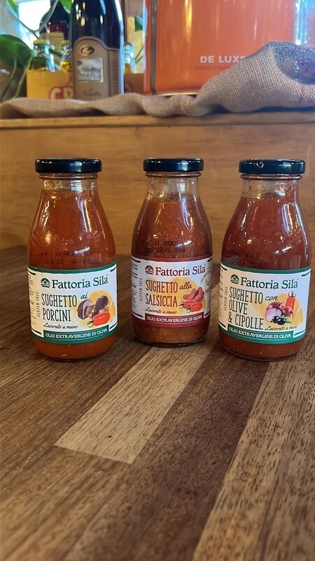 Special offer 3 x 250ml Fattoria Sila ready tomatoe sauces