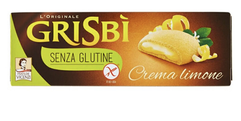 Grisbi gluten free lemon Biscuits 150g