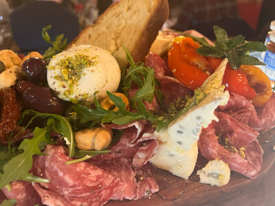 Mixed Cheese, Ham & Salami Selection for 1