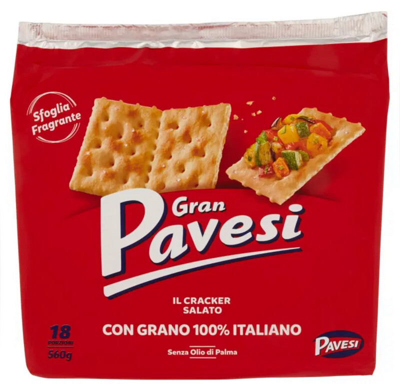 Salty Crackers Gran Pavesi 500g