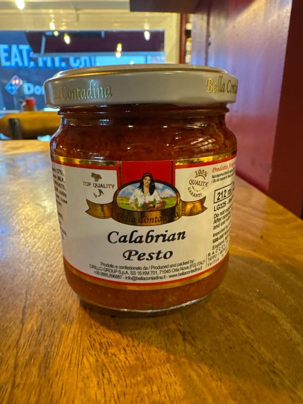 Calabrian pesto la contadina 212 ml