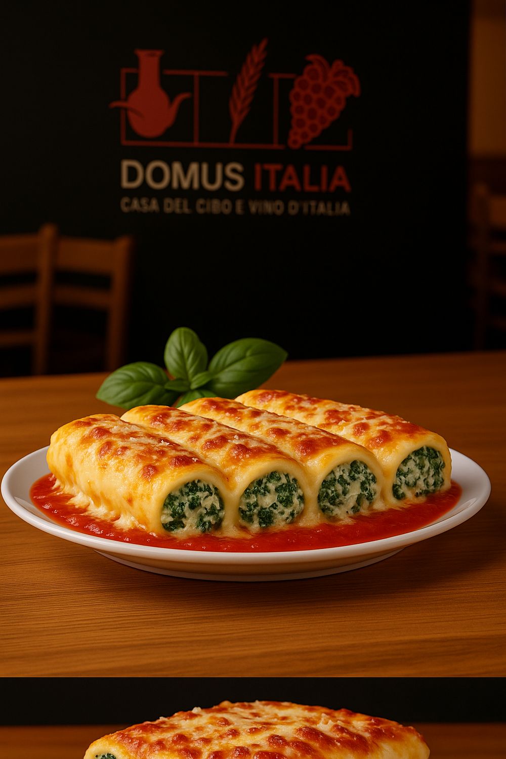 Vegetarian Cannelloni Spinach & Ricotta in Tomato & Cheese Sauce, 350g